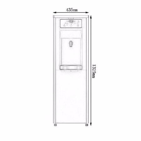 Hezhong brand UR-999AS-3 program controlled ice temperature hot water dispenser